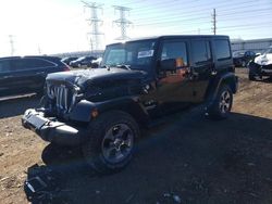 Salvage cars for sale at Elgin, IL auction: 2016 Jeep Wrangler Unlimited Sahara