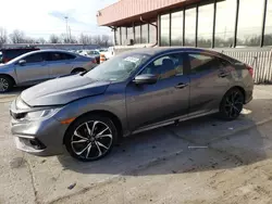 Salvage cars for sale at Fort Wayne, IN auction: 2019 Honda Civic Sport