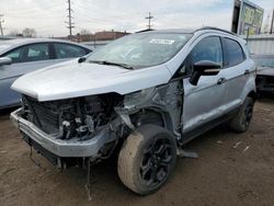 Salvage cars for sale at Chicago Heights, IL auction: 2021 Ford Ecosport SES