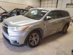 Toyota salvage cars for sale: 2014 Toyota Highlander LE