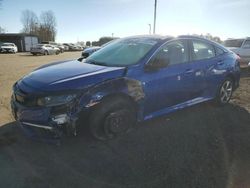 Salvage cars for sale from Copart East Granby, CT: 2019 Honda Civic LX