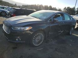 Salvage cars for sale at Exeter, RI auction: 2014 Ford Fusion Titanium