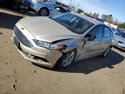 Salvage cars for sale at New Britain, CT auction: 2018 Ford Fusion SE