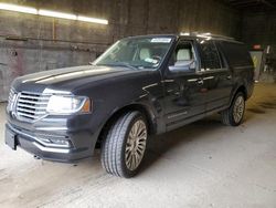 Salvage cars for sale from Copart Angola, NY: 2015 Lincoln Navigator L