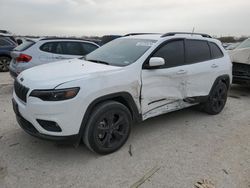 Salvage cars for sale at San Antonio, TX auction: 2021 Jeep Cherokee Latitude Plus