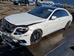 Mercedes-Benz s-Class salvage cars for sale: 2016 Mercedes-Benz S 63 AMG