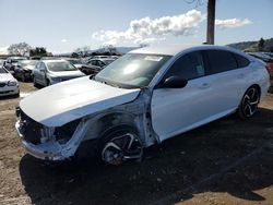 Salvage cars for sale at San Martin, CA auction: 2021 Honda Accord Sport SE