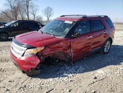 Salvage cars for sale from Copart Cicero, IN: 2013 Ford Explorer XLT