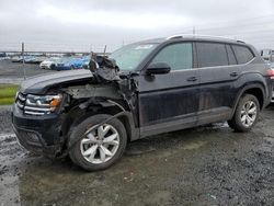 Volkswagen salvage cars for sale: 2019 Volkswagen Atlas SE