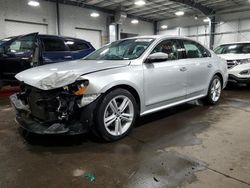 Salvage cars for sale from Copart Ham Lake, MN: 2015 Volkswagen Passat SE