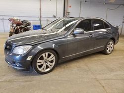 Salvage cars for sale at Wheeling, IL auction: 2009 Mercedes-Benz C 300 4matic