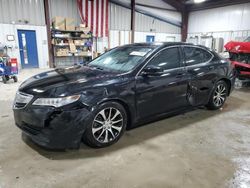 Salvage cars for sale from Copart West Mifflin, PA: 2017 Acura TLX Tech