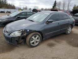 Honda Accord ex salvage cars for sale: 2003 Honda Accord EX