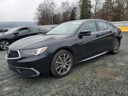 Salvage cars for sale from Copart Concord, NC: 2018 Acura TLX Tech