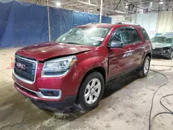 Salvage cars for sale from Copart Woodhaven, MI: 2015 GMC Acadia SLE
