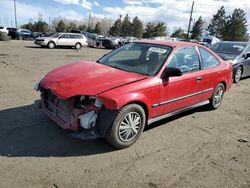 Salvage cars for sale from Copart Denver, CO: 1998 Honda Civic DX