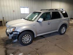 Mercury salvage cars for sale: 2008 Mercury Mariner Premier