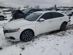 Salvage cars for sale from Copart West Warren, MA: 2021 Honda Accord EXL