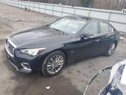 Infiniti salvage cars for sale: 2019 Infiniti Q50 Luxe