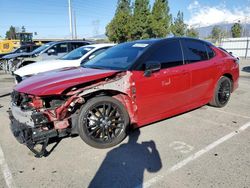 Salvage cars for sale from Copart Rancho Cucamonga, CA: 2021 Toyota Camry XSE