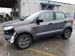 Salvage cars for sale from Copart Los Angeles, CA: 2018 Ford Ecosport S