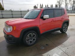 Salvage cars for sale from Copart Spartanburg, SC: 2015 Jeep Renegade Limited