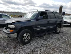 Chevrolet Tahoe salvage cars for sale: 2002 Chevrolet Tahoe C1500