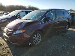 Salvage cars for sale from Copart Windsor, NJ: 2015 Honda Odyssey EXL