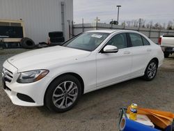 Vehiculos salvage en venta de Copart Lumberton, NC: 2018 Mercedes-Benz C 300 4matic