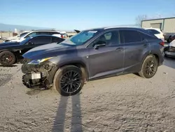 Salvage cars for sale at Kansas City, KS auction: 2016 Lexus RX 350 Base