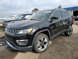 Salvage cars for sale at Woodhaven, MI auction: 2018 Jeep Compass Limited