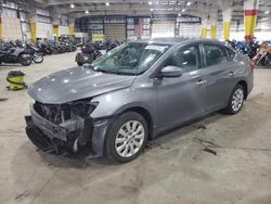 Nissan Sentra S Vehiculos salvage en venta: 2017 Nissan Sentra S