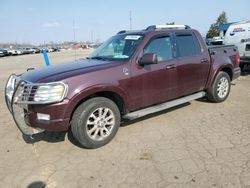 Ford Explorer salvage cars for sale: 2007 Ford Explorer Sport Trac Limited