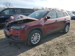 Salvage cars for sale from Copart Des Moines, IA: 2019 Jeep Cherokee Latitude