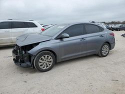 Salvage cars for sale from Copart San Antonio, TX: 2019 Hyundai Accent SE