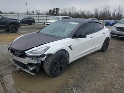 Salvage cars for sale from Copart Lumberton, NC: 2021 Tesla Model 3