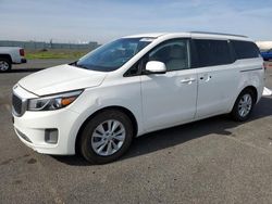 Salvage cars for sale at Sacramento, CA auction: 2016 KIA Sedona LX