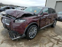 Lincoln Nautilus salvage cars for sale: 2022 Lincoln Nautilus Reserve