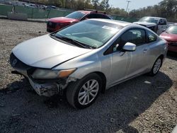 Salvage cars for sale from Copart Riverview, FL: 2012 Honda Civic EXL