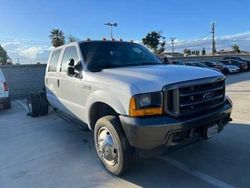 Salvage trucks for sale at Bakersfield, CA auction: 2001 Ford F450 Super Duty