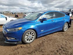 Ford salvage cars for sale: 2017 Ford Fusion Titanium Phev