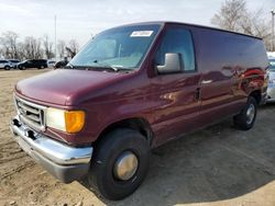 Ford salvage cars for sale: 2006 Ford Econoline E250 Van