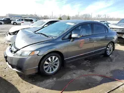 Honda Civic ex salvage cars for sale: 2009 Honda Civic EX