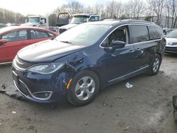 Salvage cars for sale at North Billerica, MA auction: 2017 Chrysler Pacifica Touring L Plus