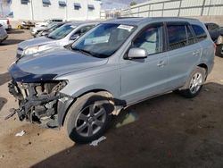 Salvage cars for sale from Copart Albuquerque, NM: 2008 Hyundai Santa FE SE