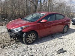 Hyundai Elantra SE salvage cars for sale: 2016 Hyundai Elantra SE