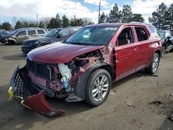 Salvage cars for sale at Denver, CO auction: 2018 Chevrolet Traverse High Country