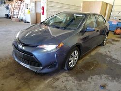 Toyota salvage cars for sale: 2017 Toyota Corolla L