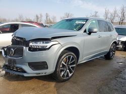 Salvage cars for sale at Bridgeton, MO auction: 2022 Volvo XC90 T6 Momentum