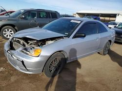 Honda salvage cars for sale: 2003 Honda Civic LX